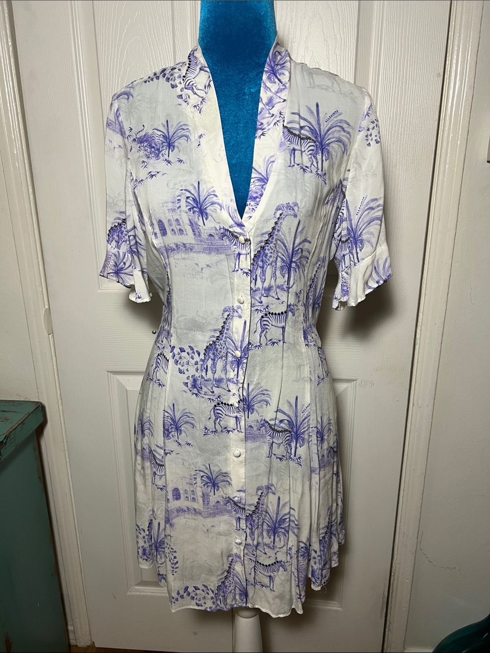 AllSaints Jungle Shirt Dress Women’s 6